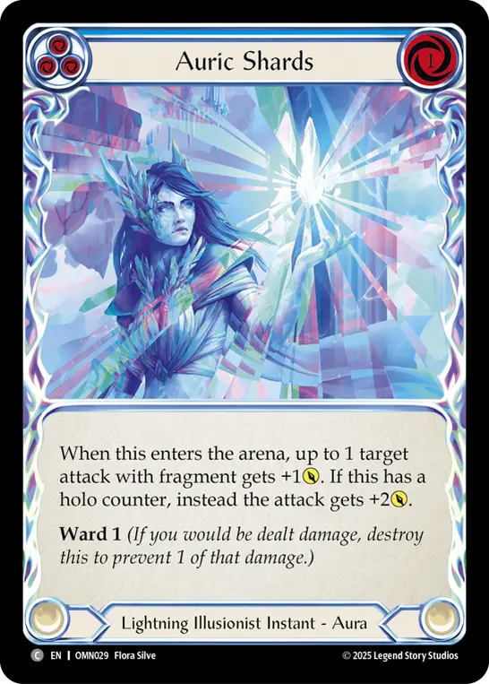 Auric Shards (Blue) OMN029