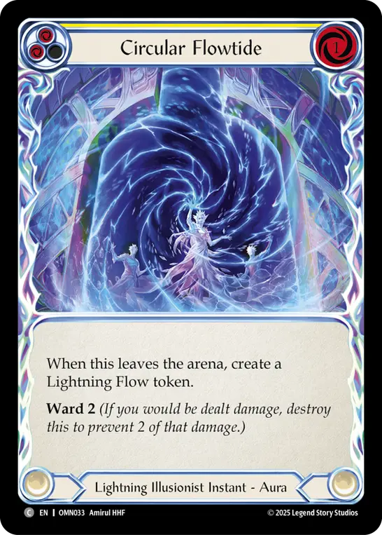 Circular Flowtide (Yellow) OMN033