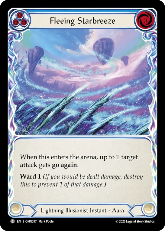 Fleeing Starbreeze (Blue) OMN037