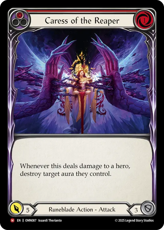 Caress of the Reaper (Red) OMN087