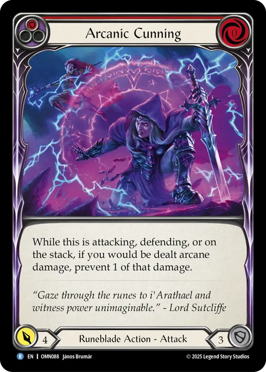 Arcanic Cunning (Red) OMN088