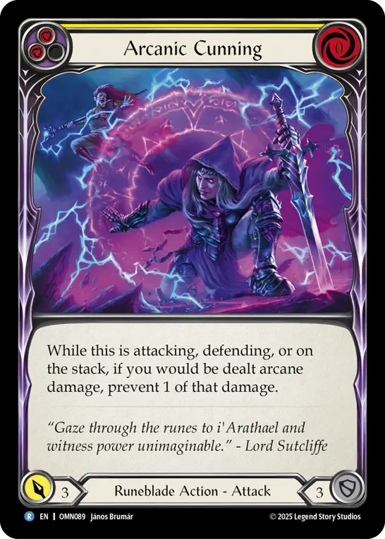 Arcanic Cunning (Yellow) OMN089