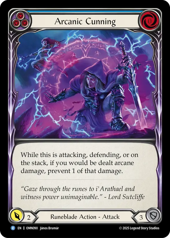 Arcanic Cunning (Blue) OMN090