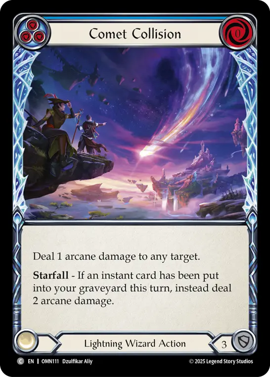 Comet Collision (Blue)