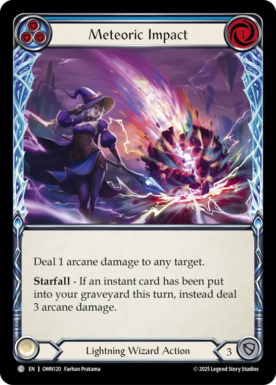 Meteoric Impact (Blue) OMN120