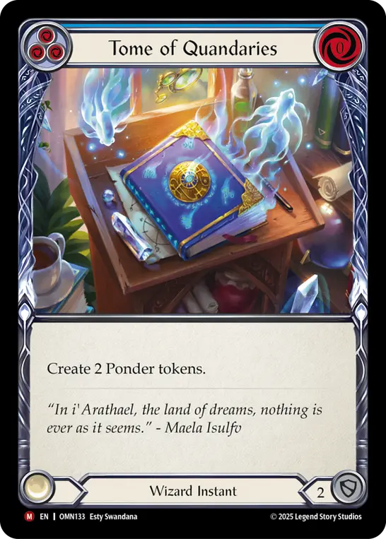 Tome of Quandaries (Blue) OMN133