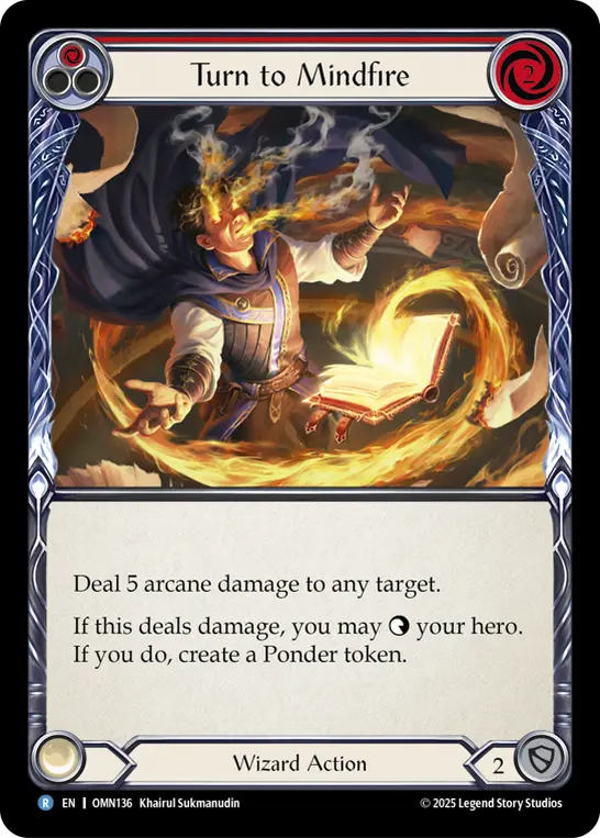 Turn to Mindfire (Red) OMN136