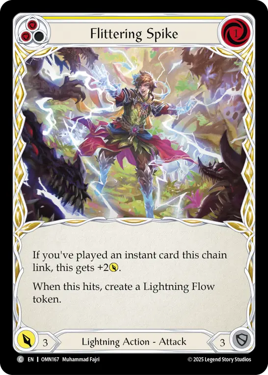 Flittering Spike (Yellow) OMN167