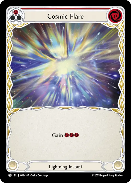 Cosmic Flare (Red) OMN187