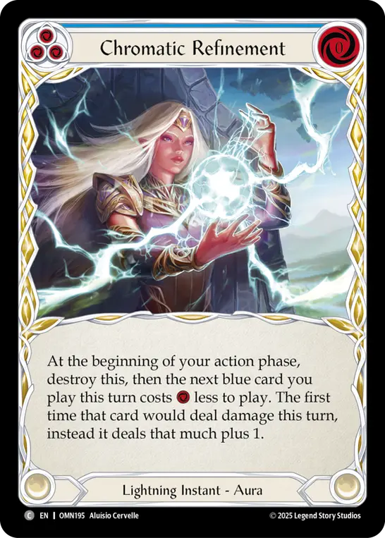 Chromatic Refinement (Blue) OMN195