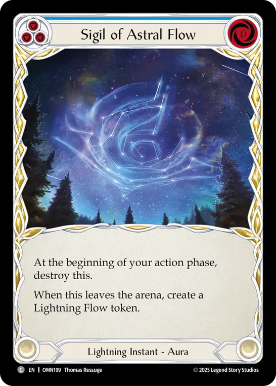 Sigil of Astral Flow (Blue) OMN199