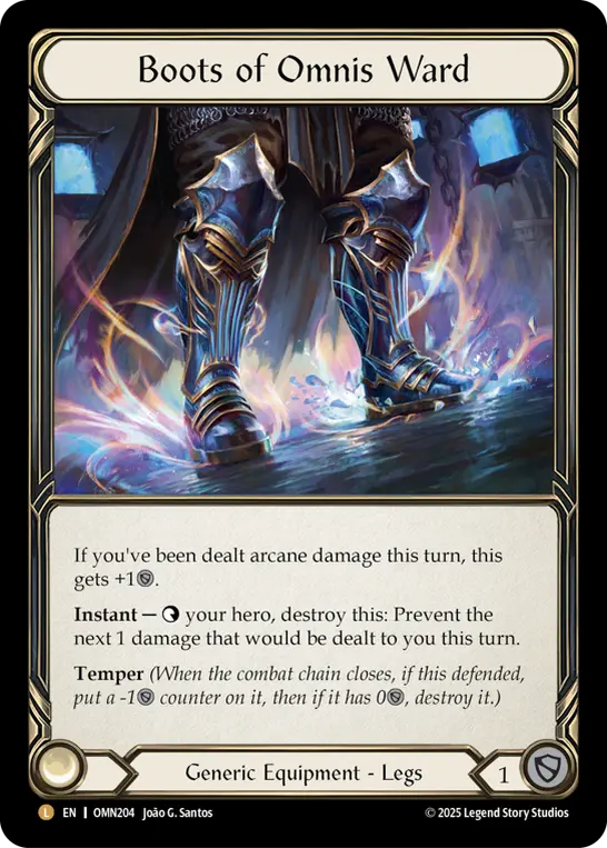 Boots of Omnis Ward OMN204