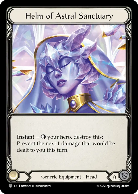 Helm of Astral Sanctuary OMN209