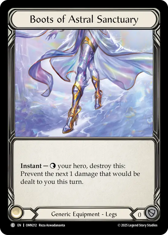 Boots of Astral Sanctuary OMN212