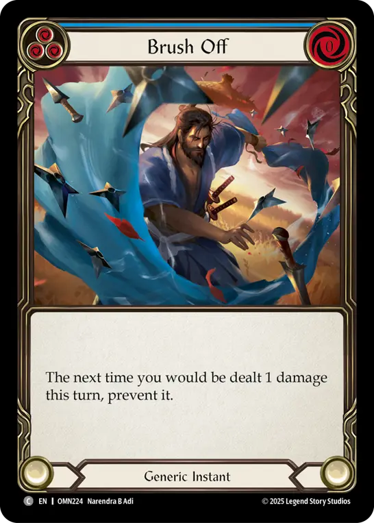 Brush Off (Blue) OMN224
