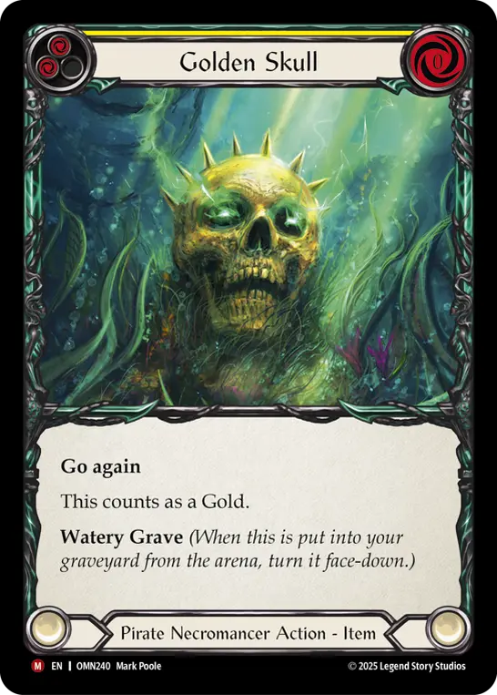 Golden Skull (Yellow) OMN240
