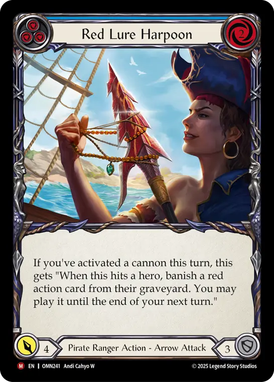 Red Lure Harpoon (Blue) OMN241