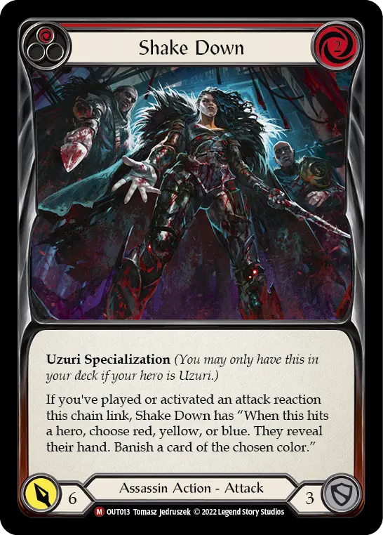 Shake Down (Red) OUT013