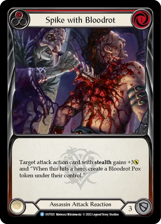Spike with Bloodrot (Red)