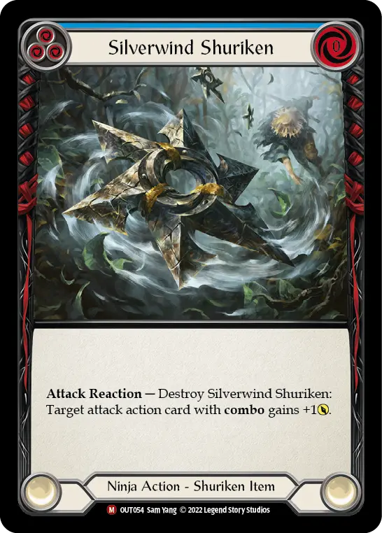 Silverwind Shuriken (Blue) OUT054