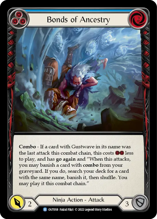 Bonds of Ancestry (Blue) OUT058