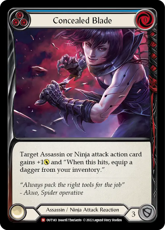 Concealed Blade (Blue)