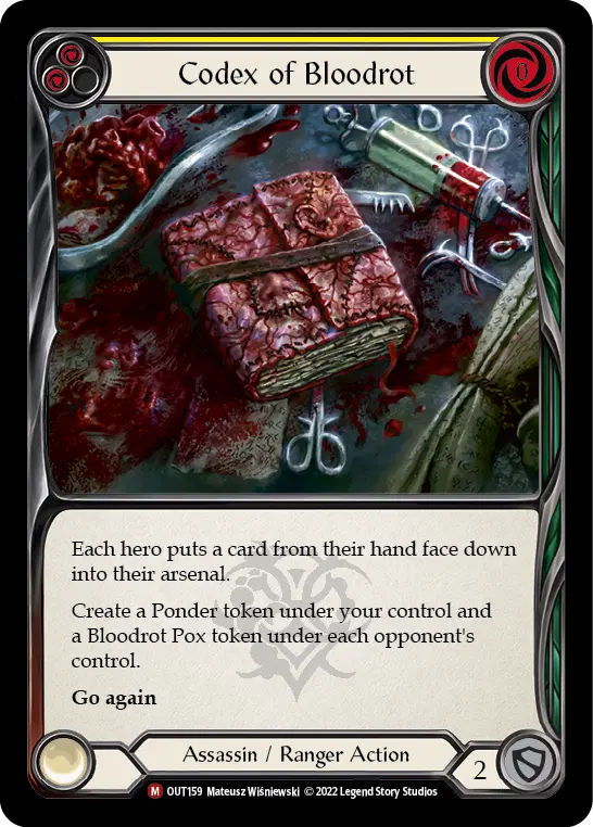 Codex of Bloodrot (Yellow)