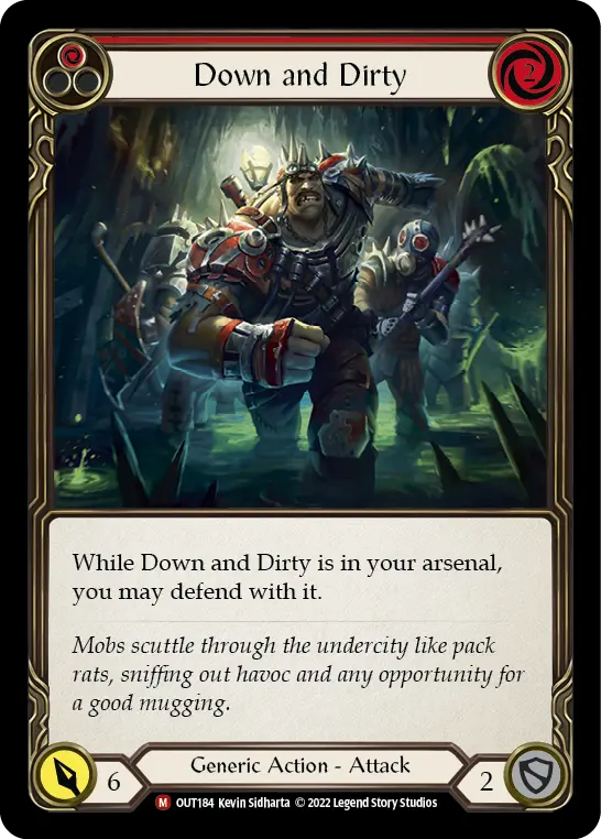 Down and Dirty (Red) OUT184