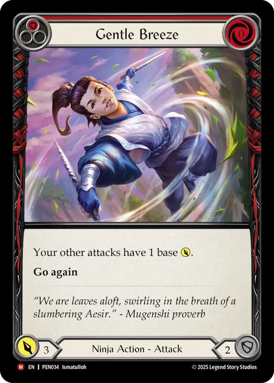 Gentle Breeze (Red)