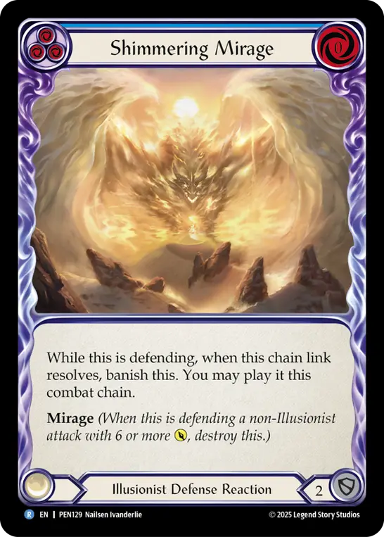 Shimmering Mirage (Blue)
