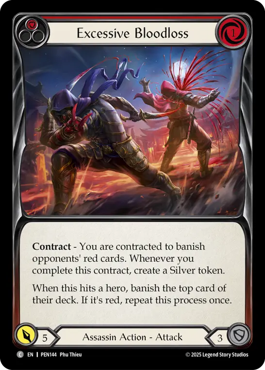 Excessive Bloodloss (Red)