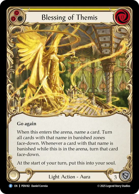 Blessing of Themis (Yellow) PEN182