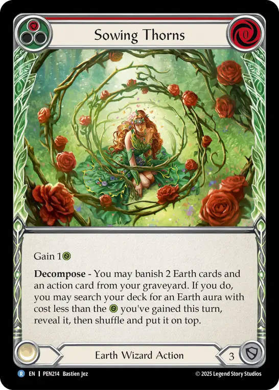 Sowing Thorns (Red) PEN214