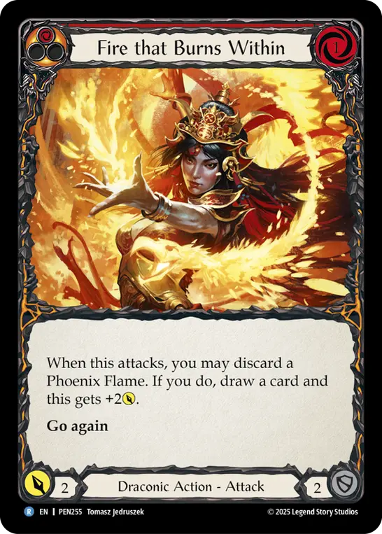 Fire that Burns Within (Red) PEN255