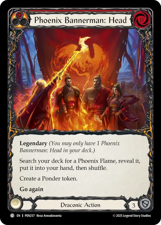 Phoenix Bannerman: Head (Red) PEN257
