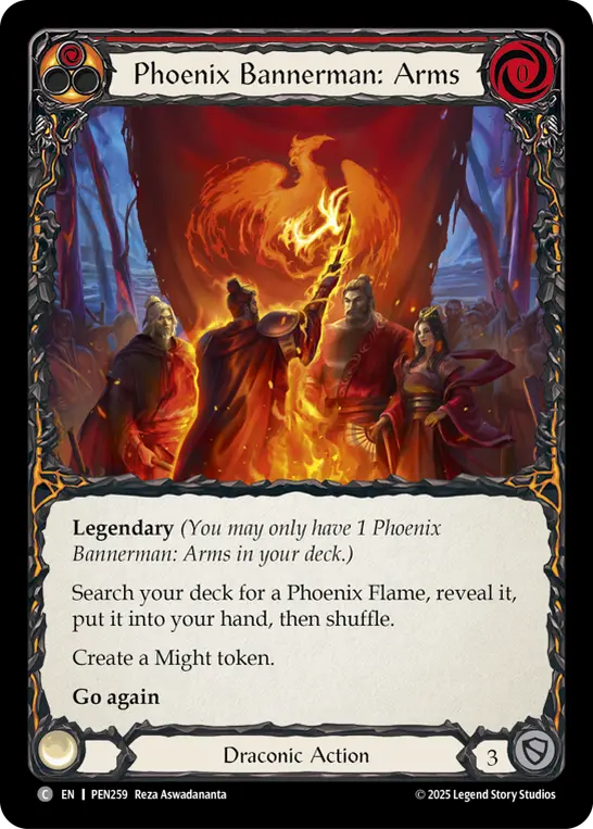 Phoenix Bannerman: Arms (Red) PEN259