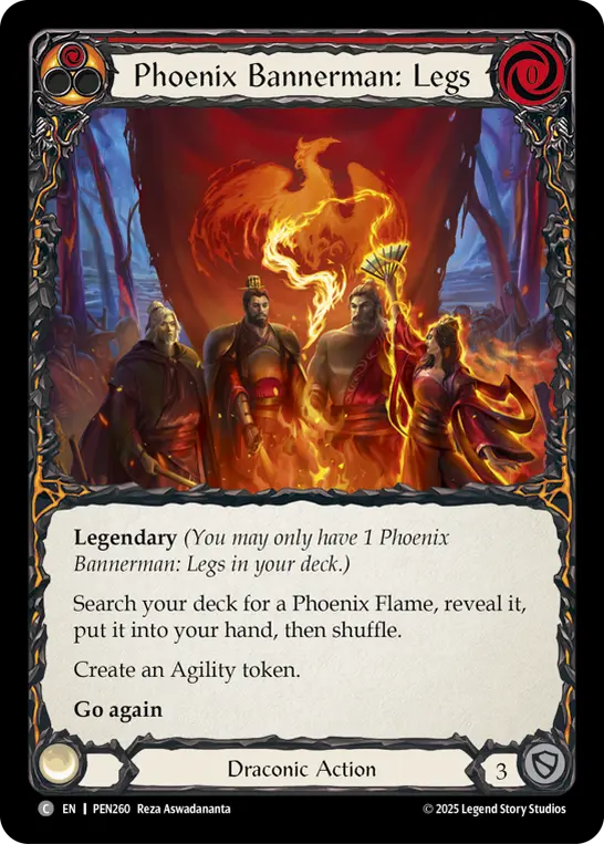 Phoenix Bannerman: Legs (Red) PEN260