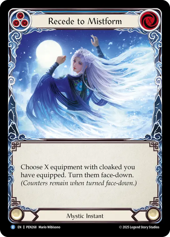 Recede to Mistform (Blue)