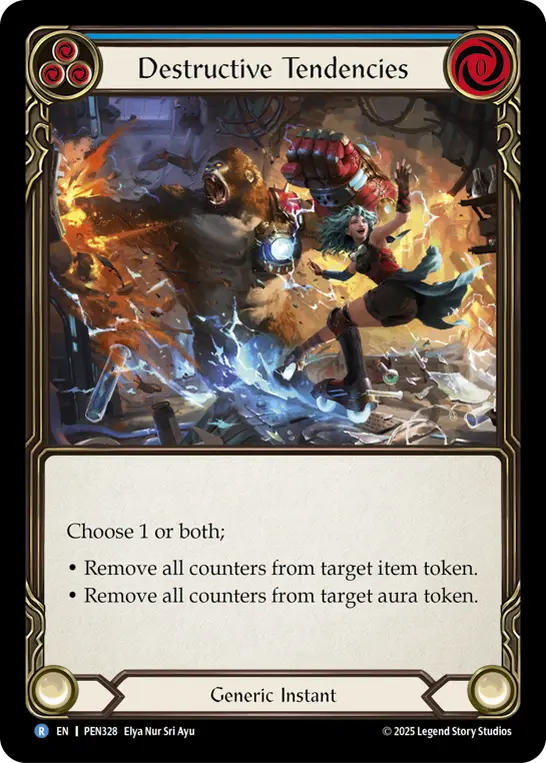 Destructive Tendencies (Blue)