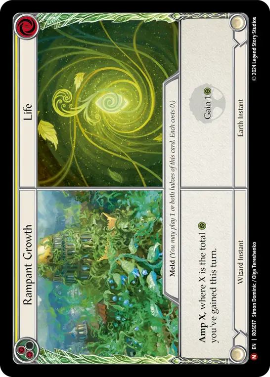 Rampant Growth // Life (Yellow)