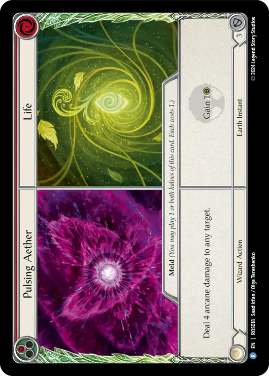 Pulsing Aether // Life (Red)