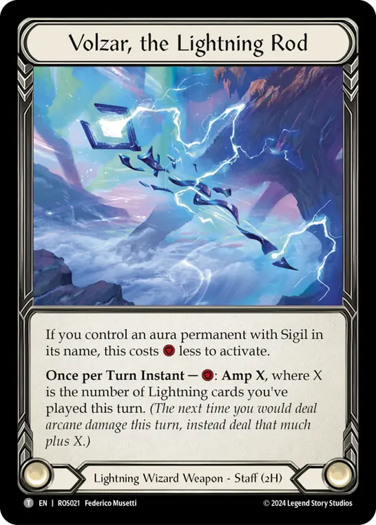 Volzar, the Lightning Rod ROS021
