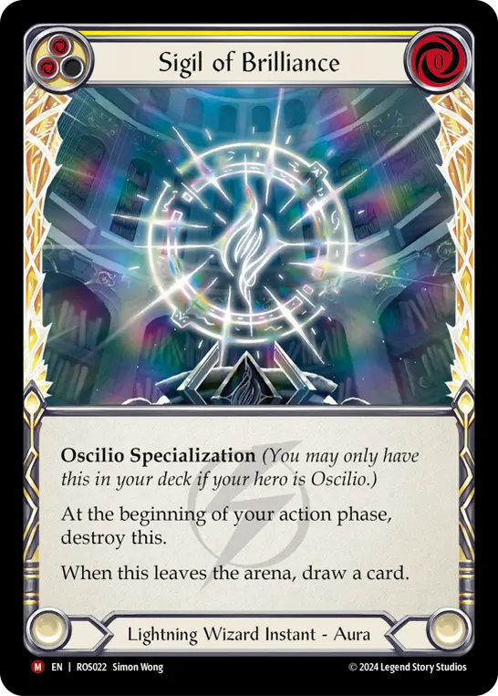 Sigil of Brilliance (Yellow) ROS022