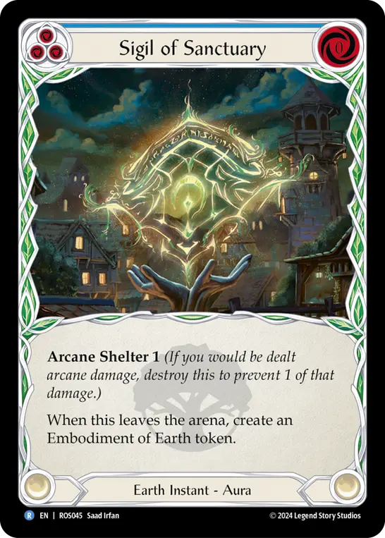 Sigil of Sanctuary (Blue)