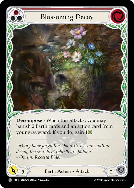 Blossoming Decay (Red) ROS049