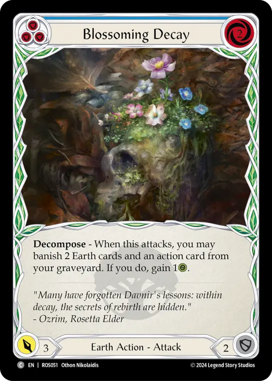 Blossoming Decay (Blue) ROS051