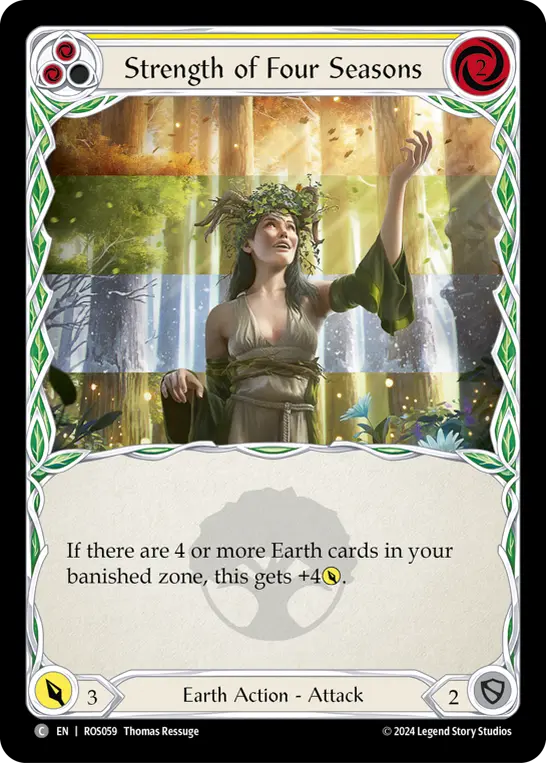 Strength of Four Seasons (Yellow) ROS059