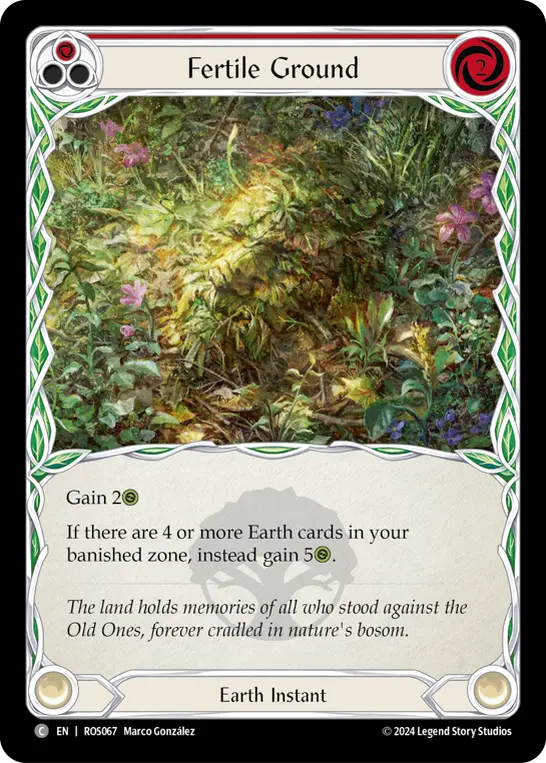 Fertile Ground (Red) ROS067