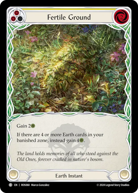 Fertile Ground (Yellow) ROS068
