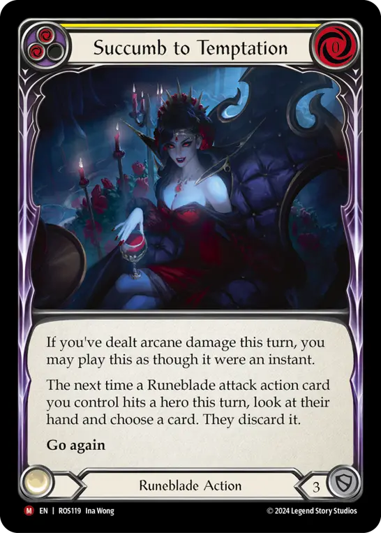 Succumb to Temptation (Yellow)